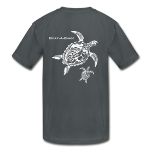 Kids' Moisture Wicking Turtles Performance T-Shirt - charcoal