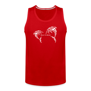 Dolphins Men's Tank - red