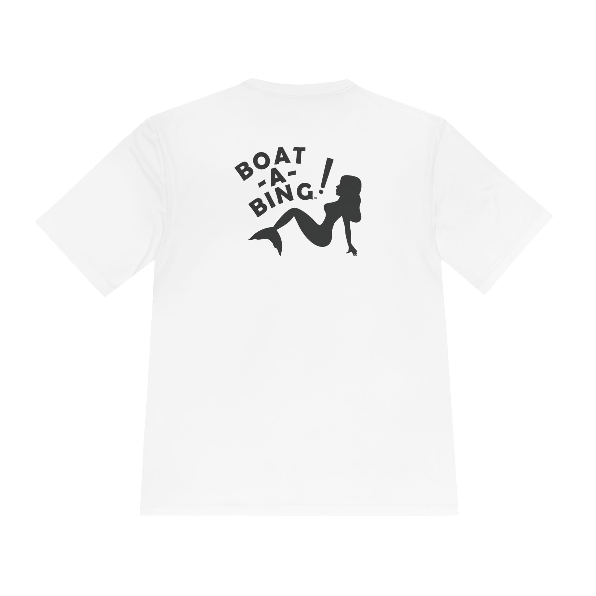 Boat-A-Bing! Sirena moisture-wicking tee, Florida boating apparel since 2002