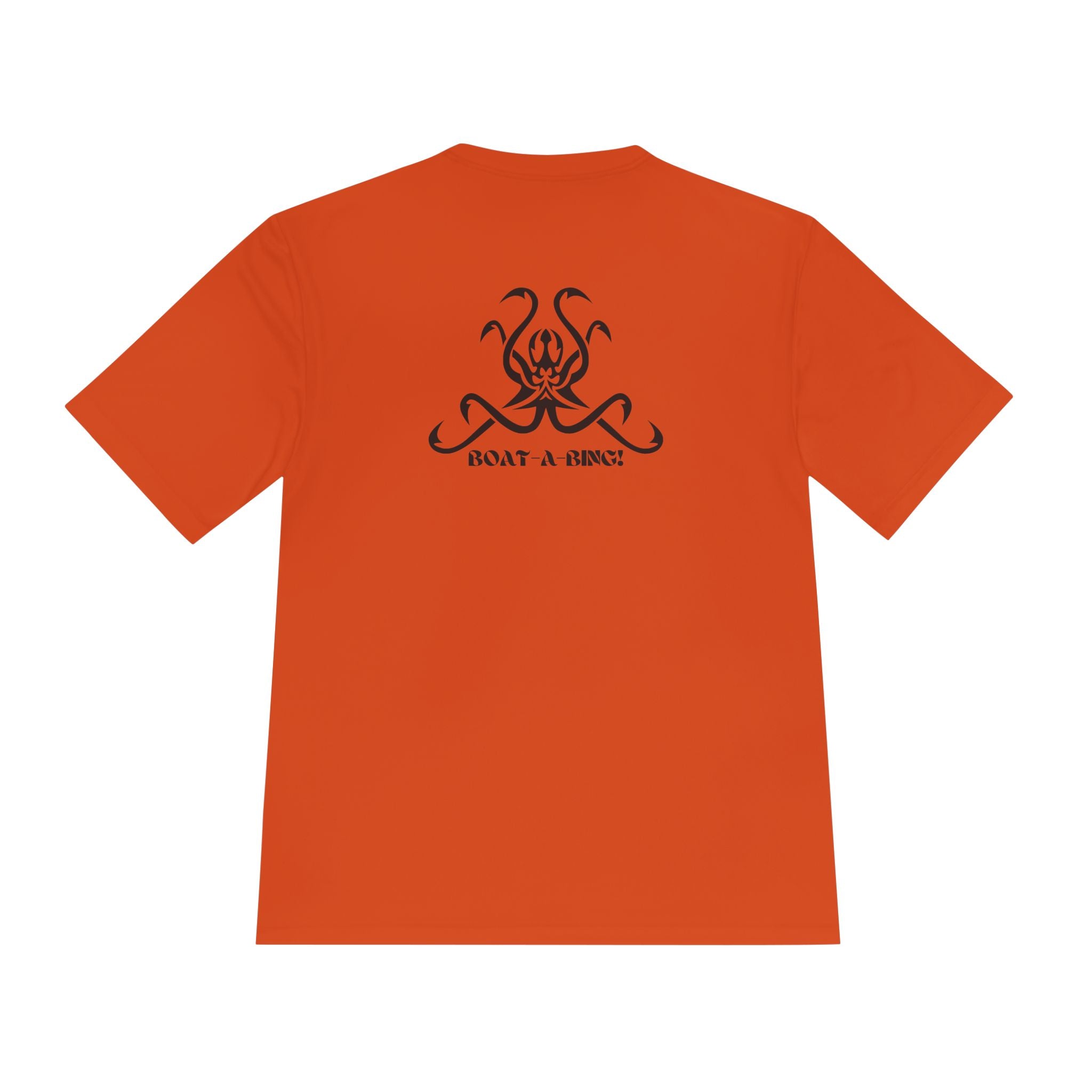 Boat-A-Bing OctoHooks octopus moisture-wicking performance boating tee, back print