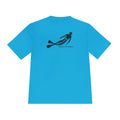 Boat-A-Bing Bottom Time diver moisture-wicking performance boating tee, back print