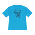 Boat-A-Bing Bing Ray stingray moisture-wicking performance boating tee, back print
