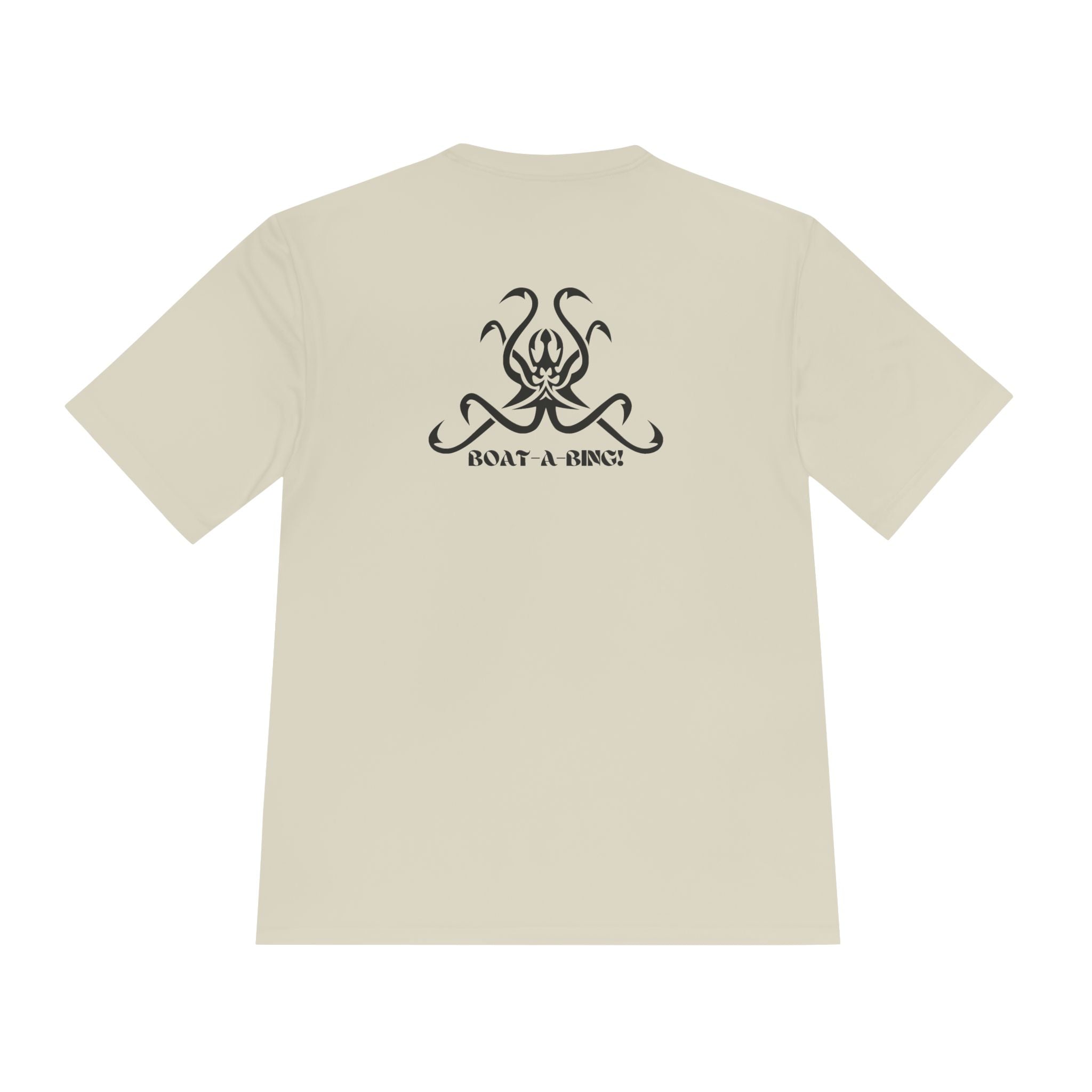 Boat-A-Bing OctoHooks octopus moisture-wicking performance boating tee, back print