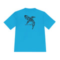 Boat-A-Bing Tiki Shark moisture-wicking performance boating tee, back print