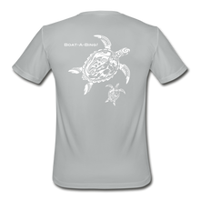 Load image into Gallery viewer, Men’s Moisture Wicking Turtles Performance T-Shirt - silver