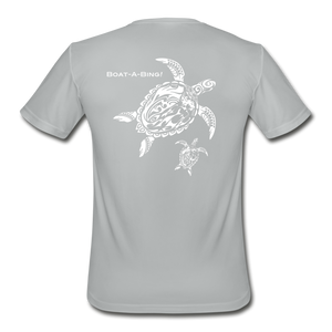 Men’s Moisture Wicking Turtles Performance T-Shirt - silver
