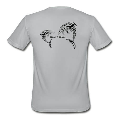 Dolphins Moisture Wicking Performance T-Shirt - silver