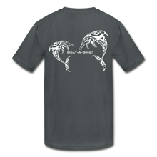 Load image into Gallery viewer, Kids&#39; Dolphins Moisture Wicking Performance T-Shirt - charcoal