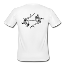 Load image into Gallery viewer, Hammerheads Black Moisture Wicking Performance T-Shirt - white