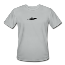 Load image into Gallery viewer, Hammerheads Black Moisture Wicking Performance T-Shirt - silver