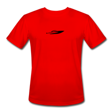 Load image into Gallery viewer, Hammerheads Black Moisture Wicking Performance T-Shirt - red