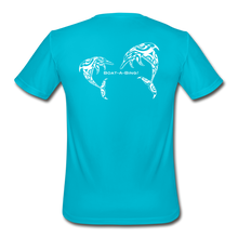 Load image into Gallery viewer, Dolphins Moisture Wicking Performance T-Shirt - turquoise