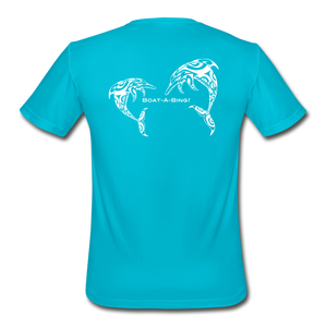Dolphins Moisture Wicking Performance T-Shirt - turquoise