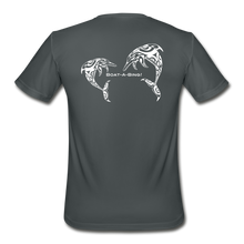 Load image into Gallery viewer, Dolphins Moisture Wicking Performance T-Shirt - charcoal
