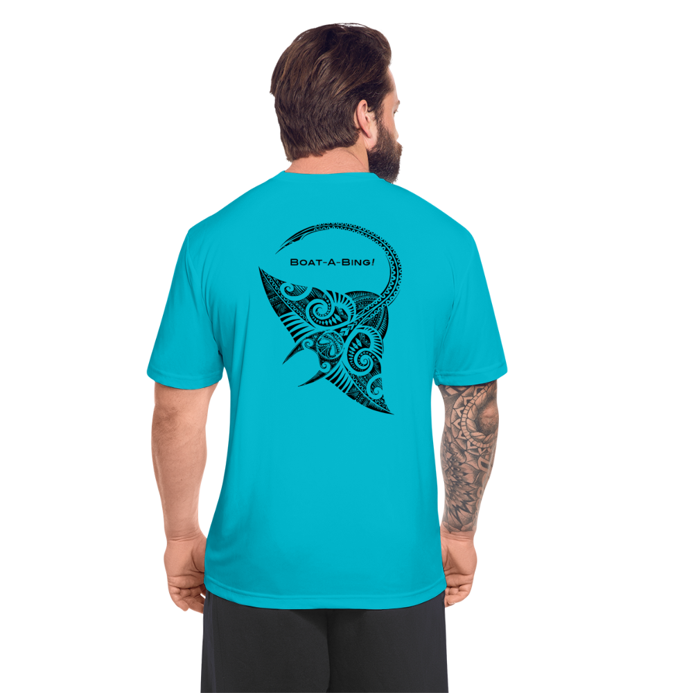 StingRay Moisture Wicking Performance T-Shirt - turquoise