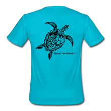 Load image into Gallery viewer, Turtle Moisture Wicking Performance T-Shirt - turquoise