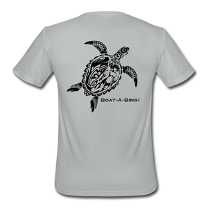 Turtle Moisture Wicking Performance T-Shirt - silver
