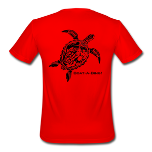 Turtle Moisture Wicking Performance T-Shirt - red