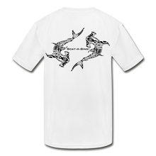 Load image into Gallery viewer, Kids&#39; Hammerheads Moisture Wicking Performance T-Shirt - white